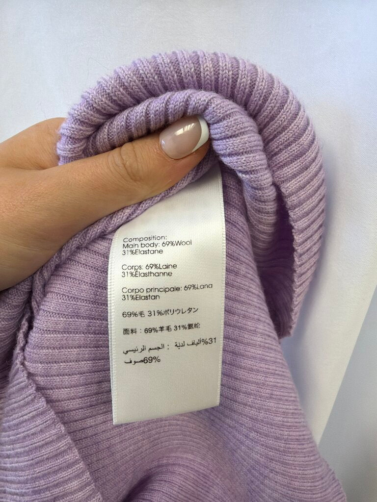 Phillip Lim Lavender Ribbed Turtleneck