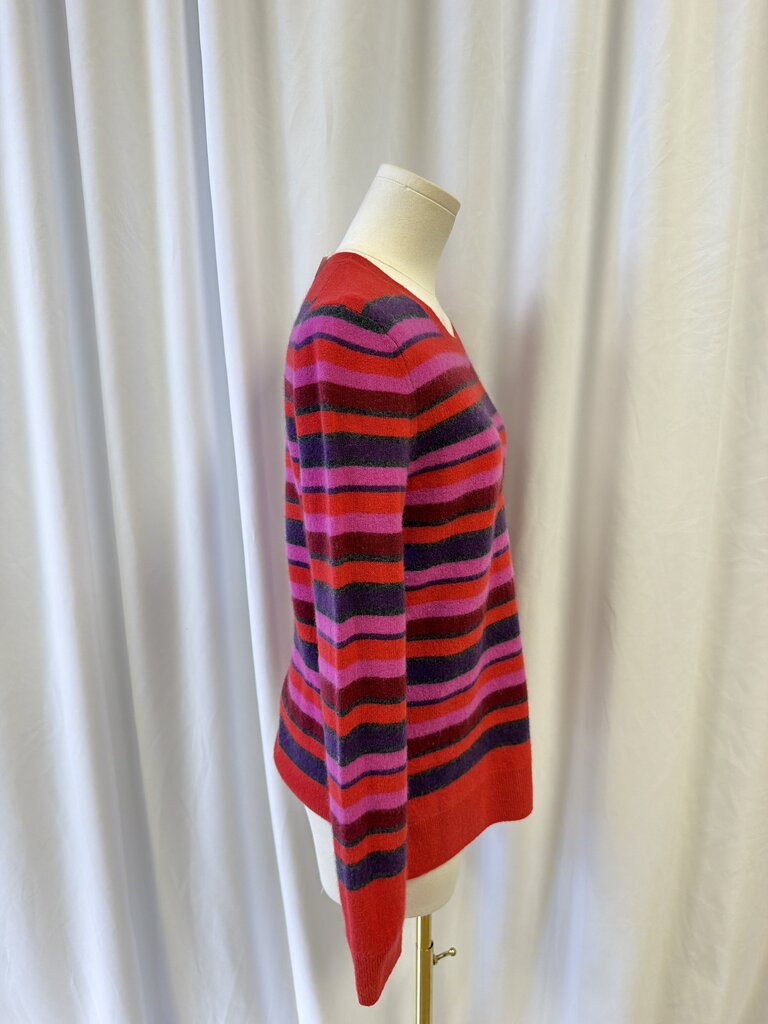 Saks Fifth Avenue Striped Cashmere Sweater