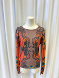 Etro Print Crew Neck Sweater