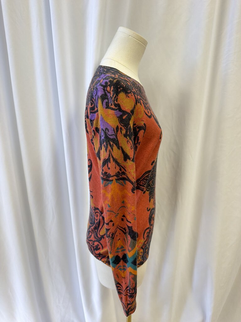Etro Print Crew Neck Sweater