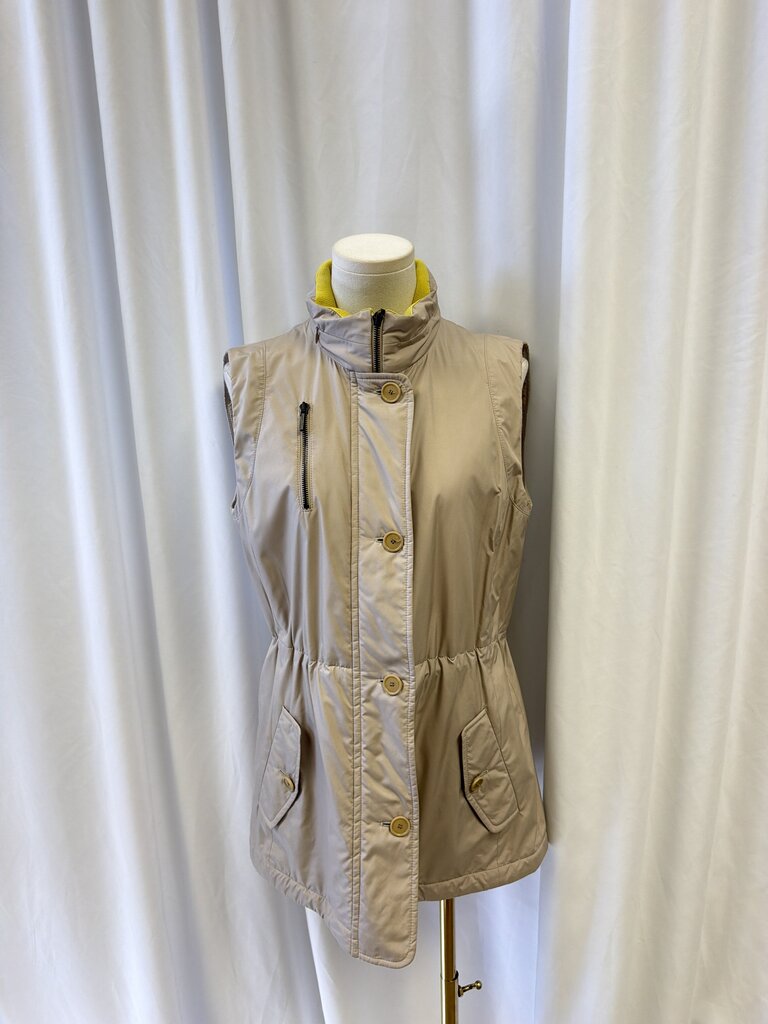 Akris Beige Zipper Vest