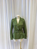 Plein Sud Green Belted Jacket