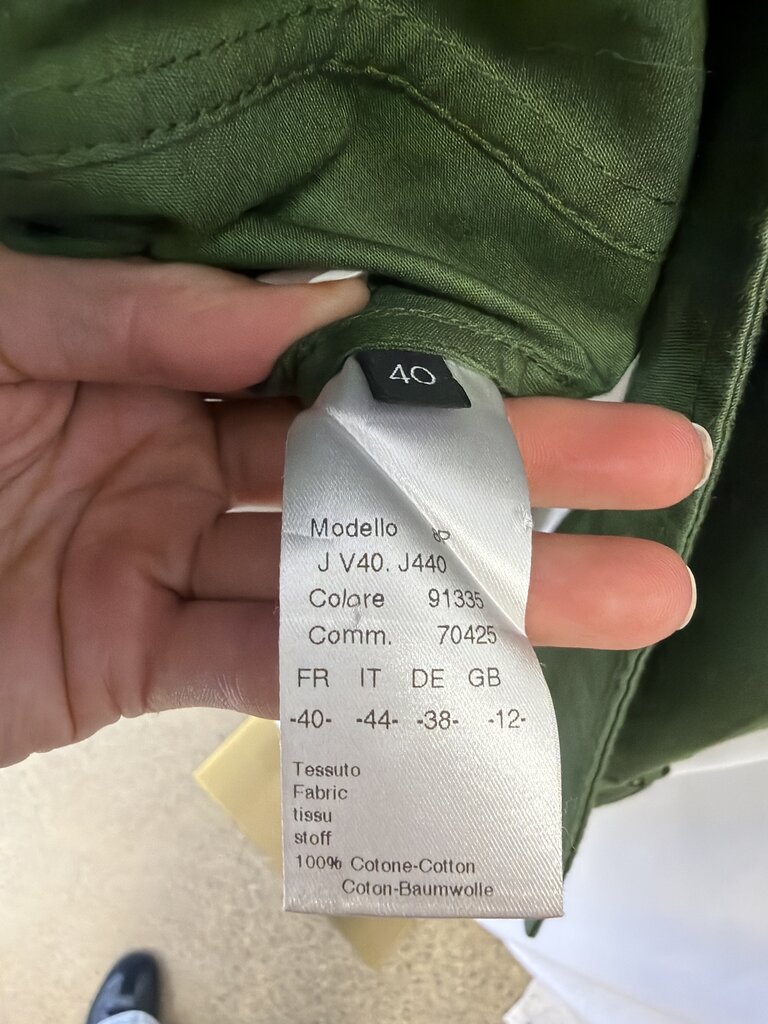 Plein Sud Green Belted Jacket