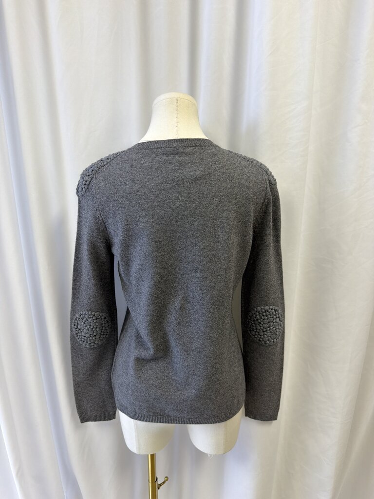 Akris Grey Wool/Cashmere Crewneck Sweater