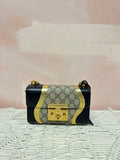 Gucci Supreme Monogram Padlock Shoulder Bag