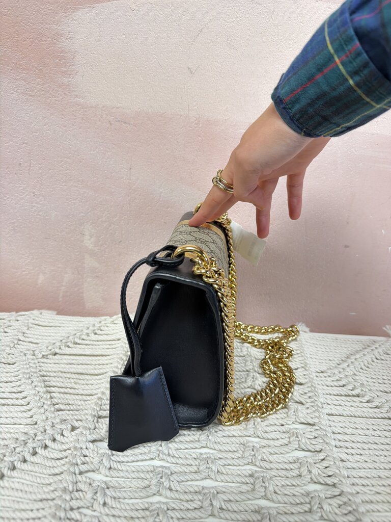 Gucci Supreme Monogram Padlock Shoulder Bag
