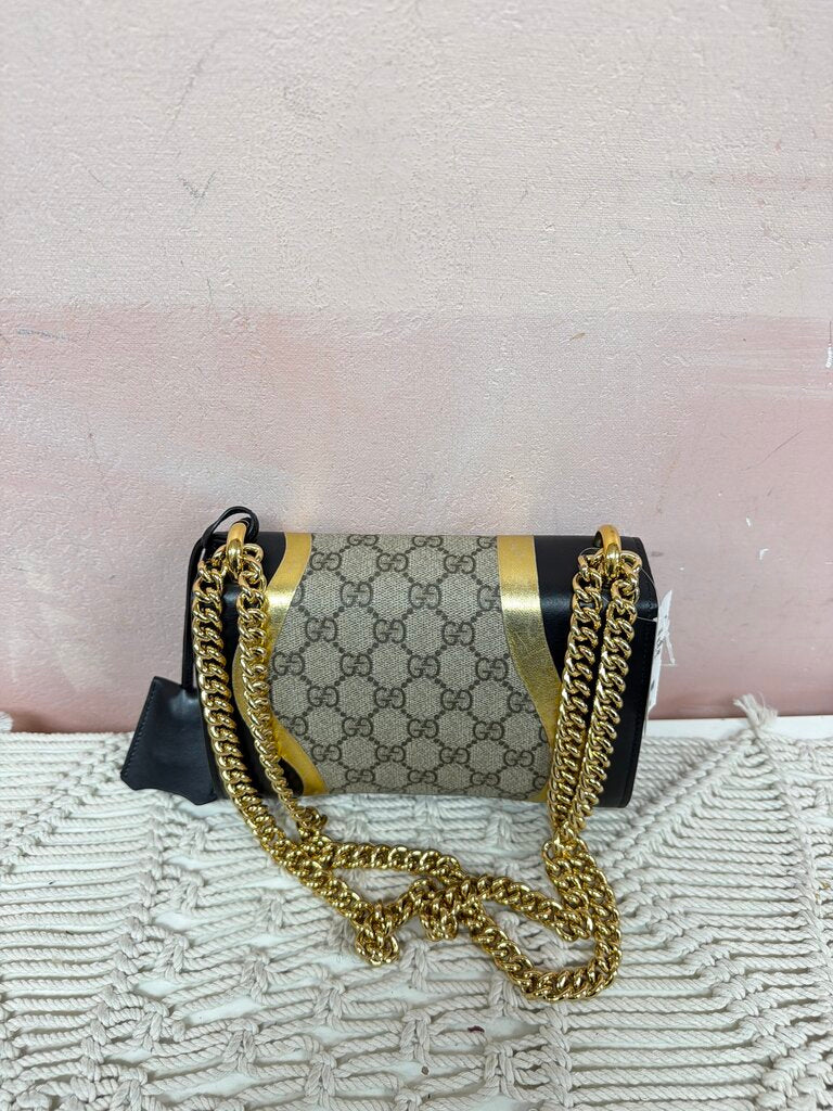 Gucci Supreme Monogram Padlock Shoulder Bag
