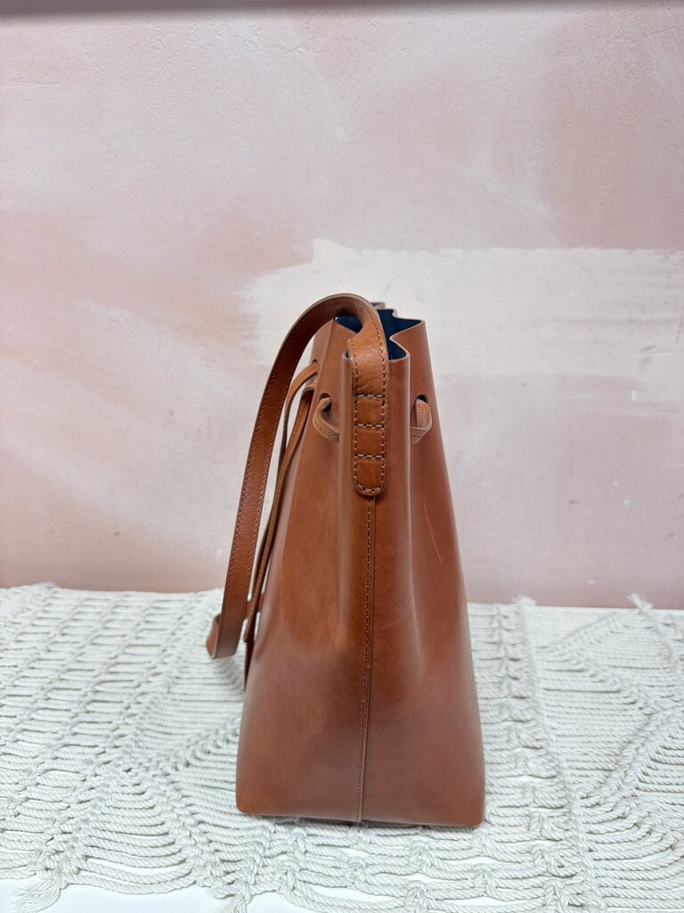Mansur Gavriel Leather Bucket Shoulder Bag w/ Dustbag