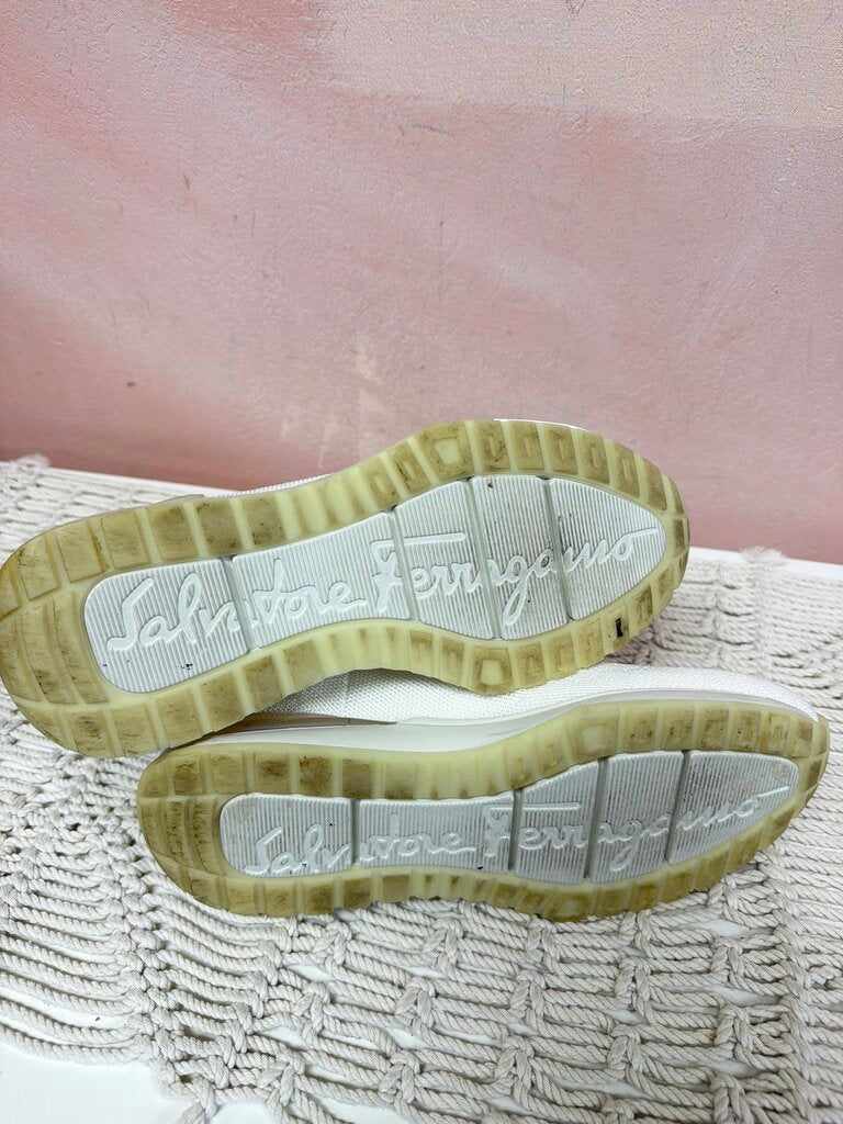 Ferragamo Logo Sock Sneaker w/ Box and Dustbag