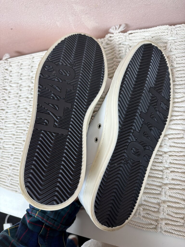 P448 Shimmer Lace Snakeskin Sneaker