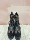 Louis Vuitton Monogram and Suede Desert Boot w/ Box & Dustbag