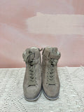 Prada Suede Wedge Sneaker