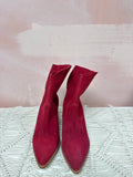 Schutz Suede Western Style Bootie
