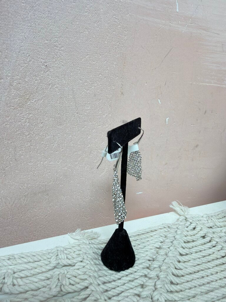 Swarovski Crystal Triangle Mesh Earring