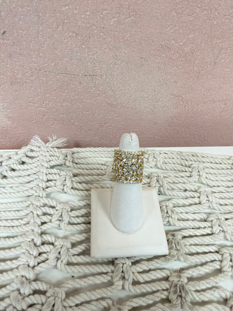 Sterling Silver Baguette Ring (*AP)