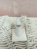 Sterling Silver Three Stone Ring (*AP)