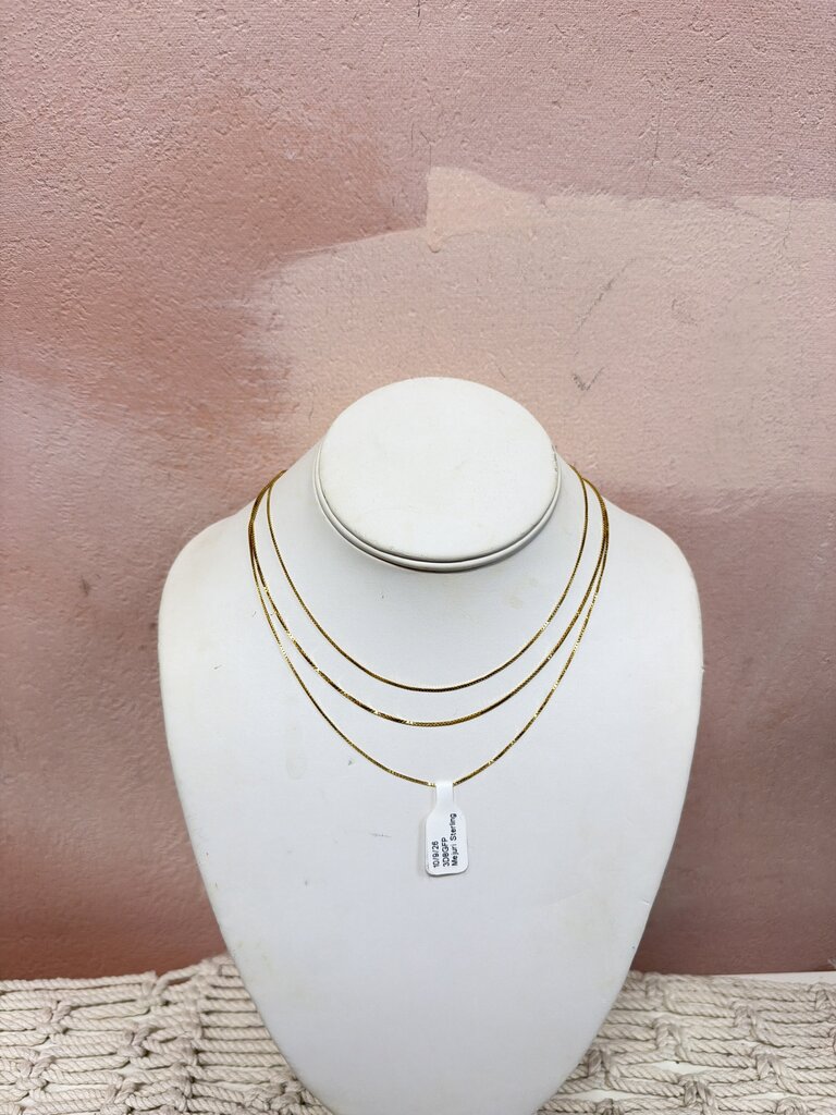Mejuri Sterling Silver Layered Chain Necklace