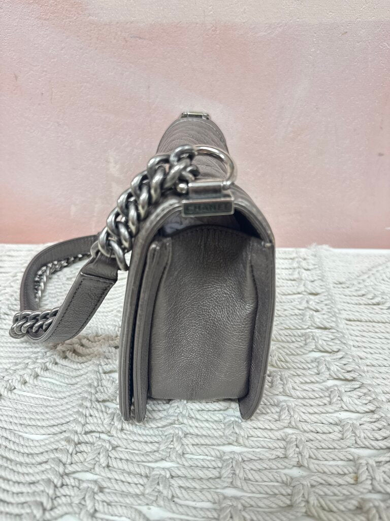 Chanel Metallic Boy Bag '13-'14 Karl Lagerfeld Collection