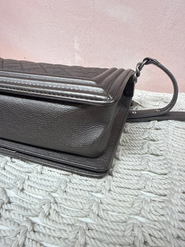 Chanel Metallic Boy Bag '13-'14 Karl Lagerfeld Collection