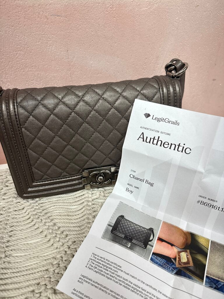 Chanel Metallic Boy Bag '13-'14 Karl Lagerfeld Collection