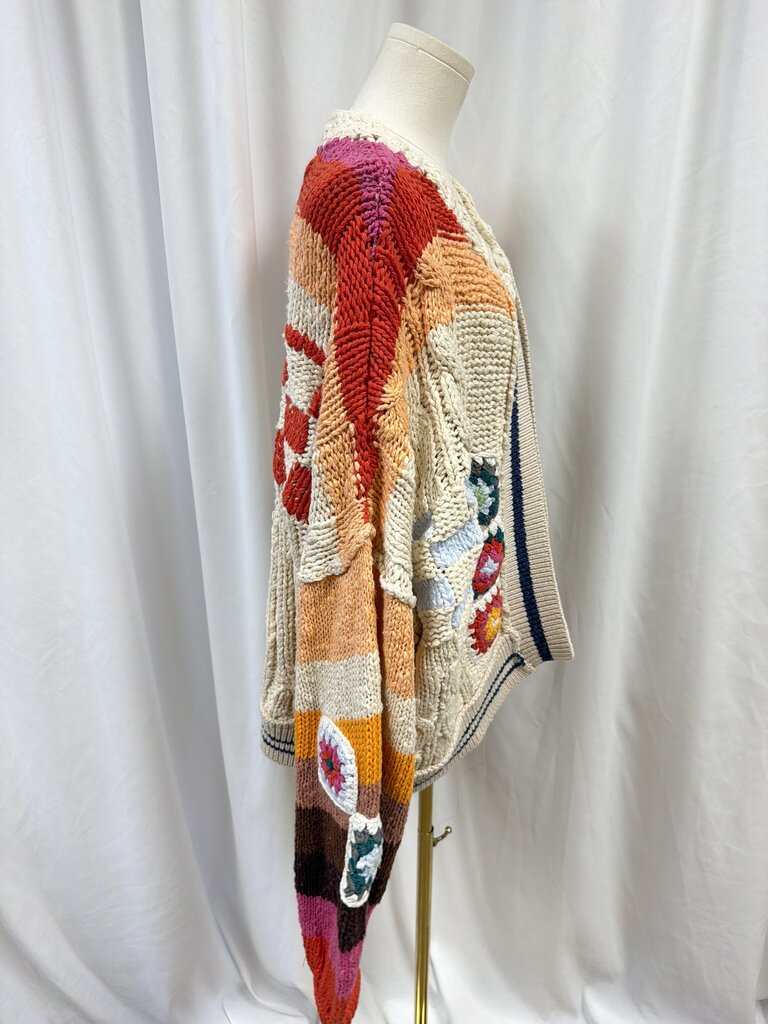 Free People Patchwork Cardigan NWT (Originally $328)