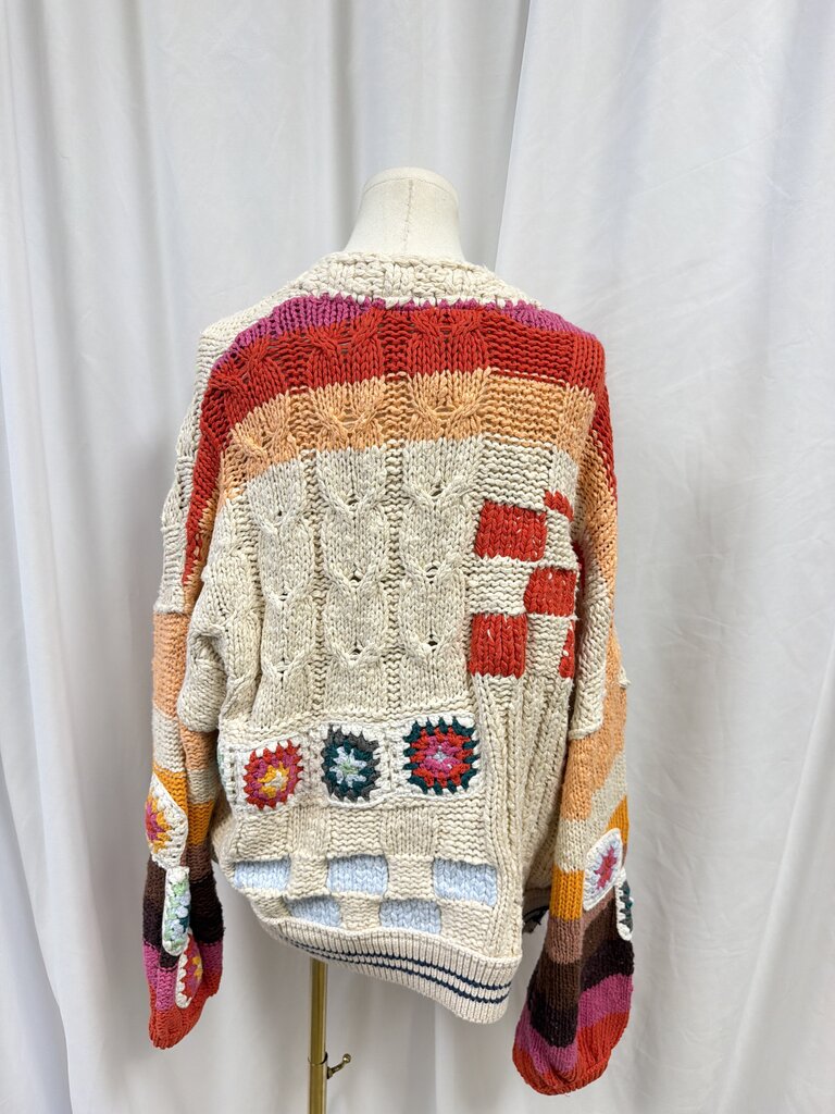Free People Patchwork Cardigan NWT (Originally $328)