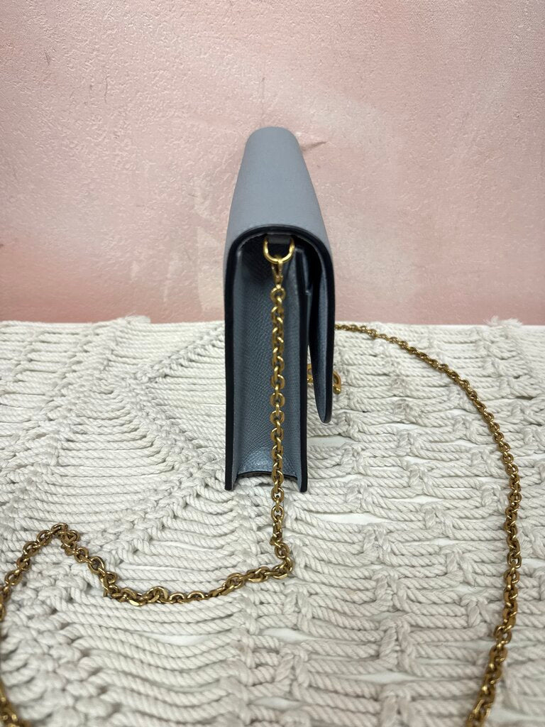 Dior Leather Saddle Chain Handbag w/ Box & Dustbag