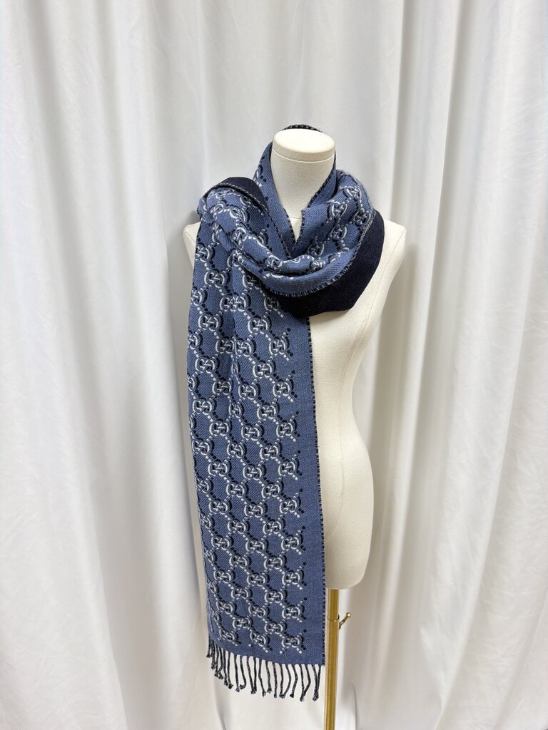 Gucci Shadow Monogram Wool Scarf