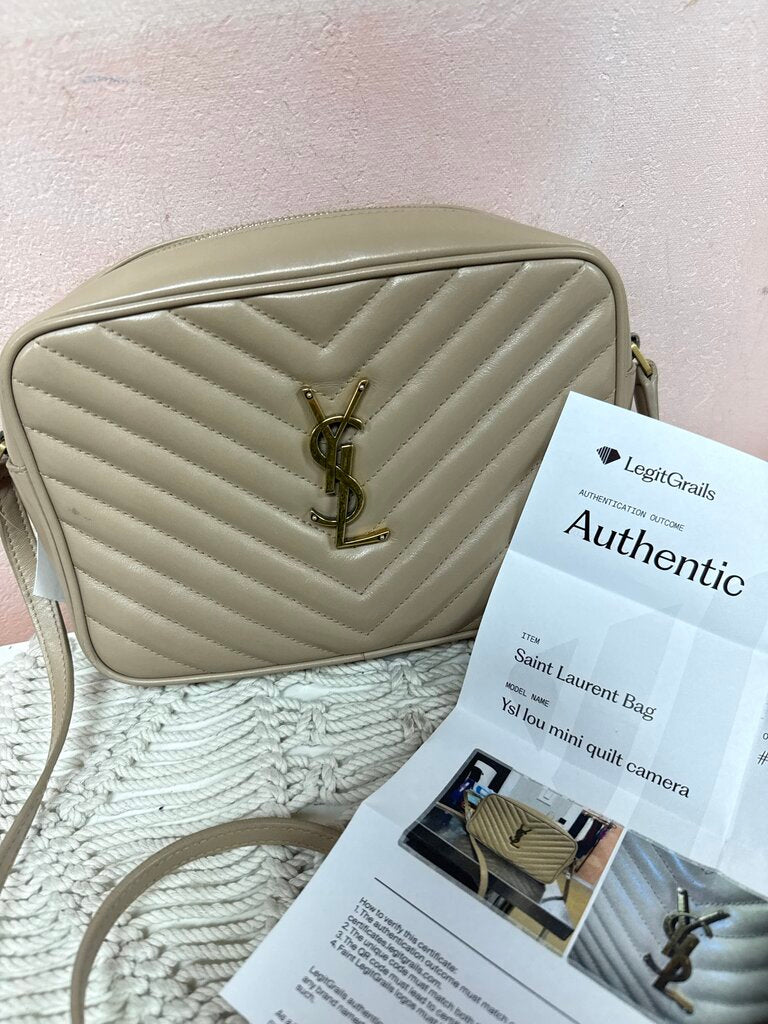 YSL Quilted Camera Bag (As Is)