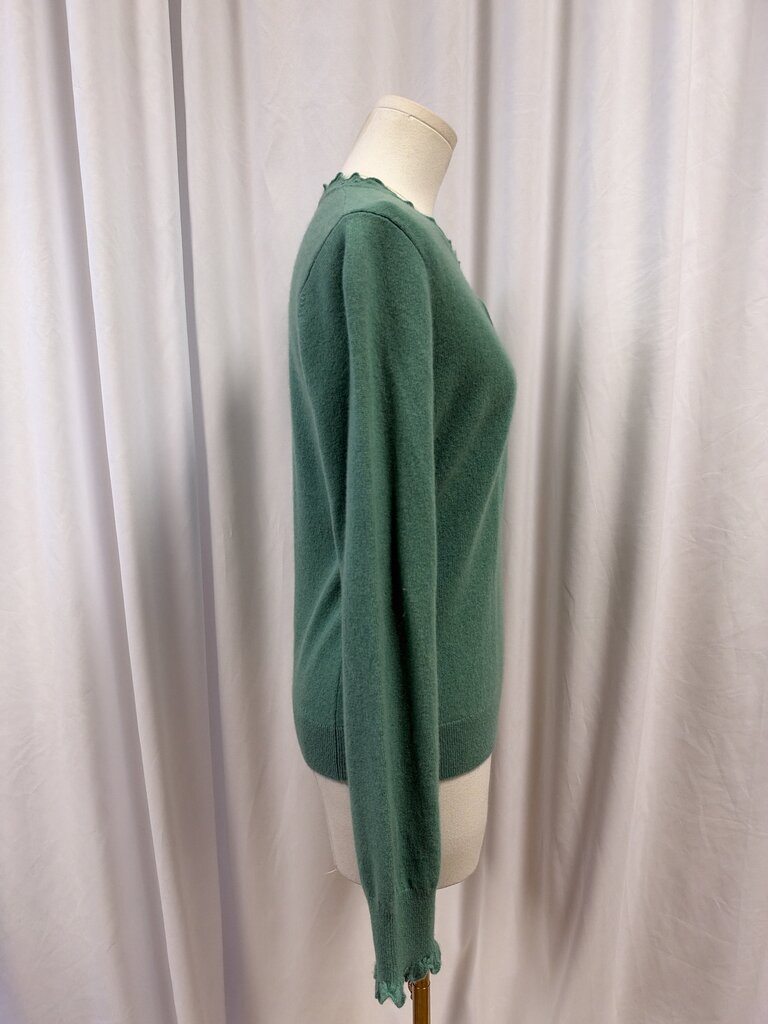 Ulla Johnson Embroidered Detail Neckline Cashmere Sweater
