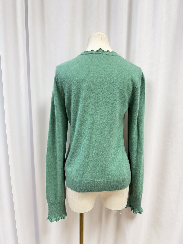 Ulla Johnson Embroidered Detail Neckline Cashmere Sweater