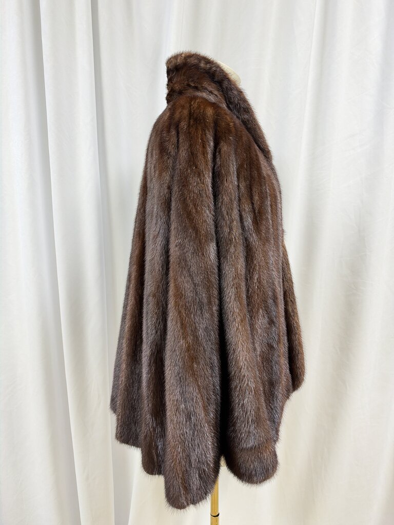 Weiss Mink Cape w/ Pockets