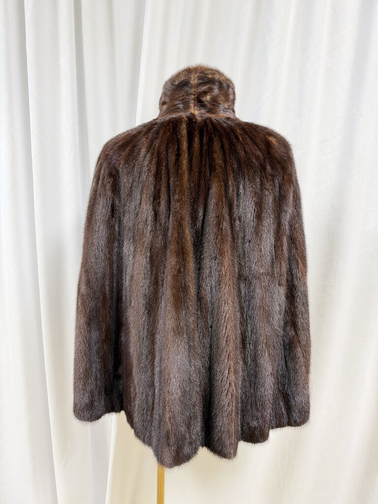 Weiss Mink Cape w/ Pockets
