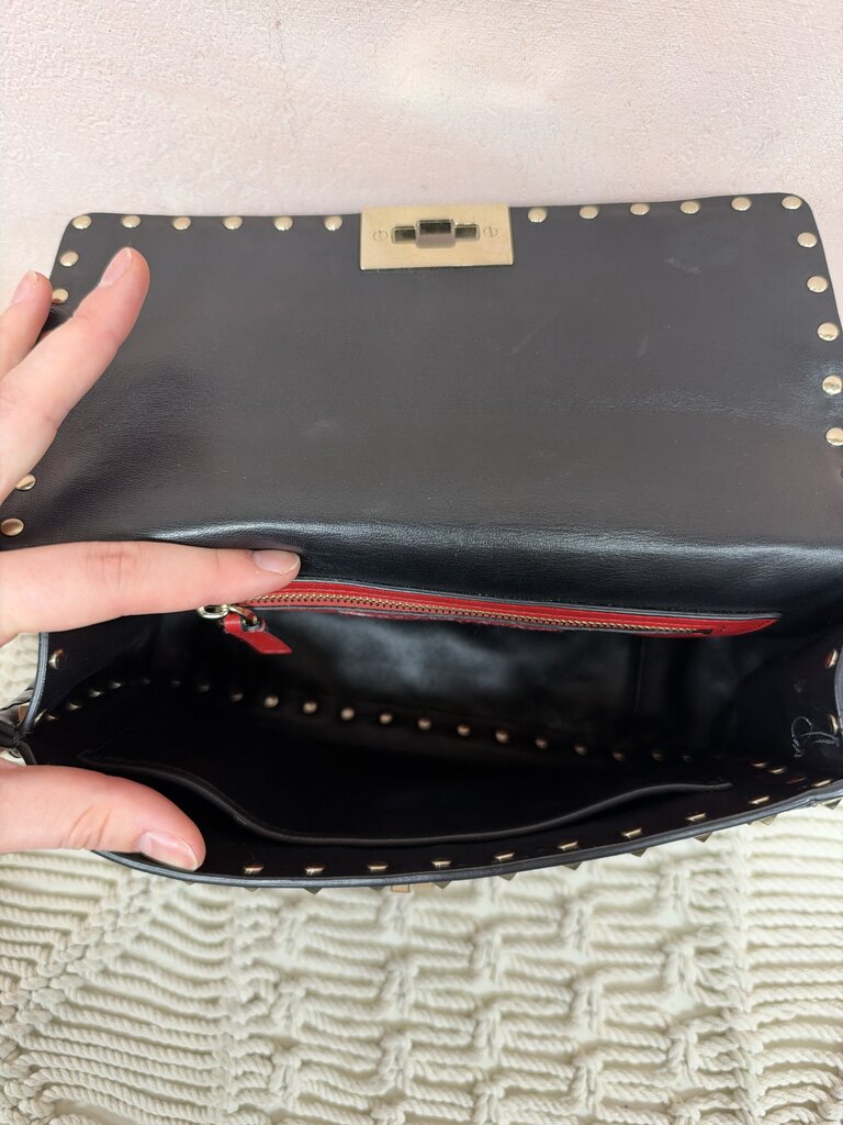 Valentino Studded Logo Crossbody Bag