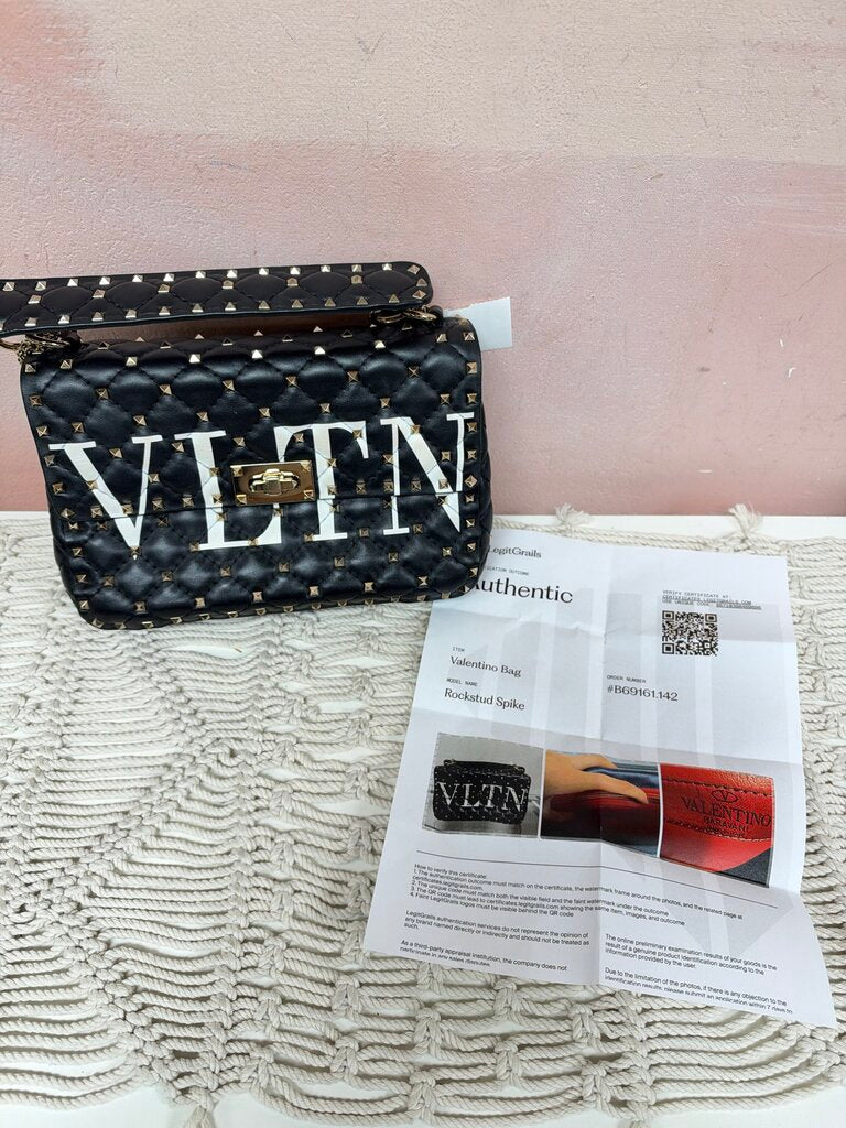Valentino Studded Logo Crossbody Bag