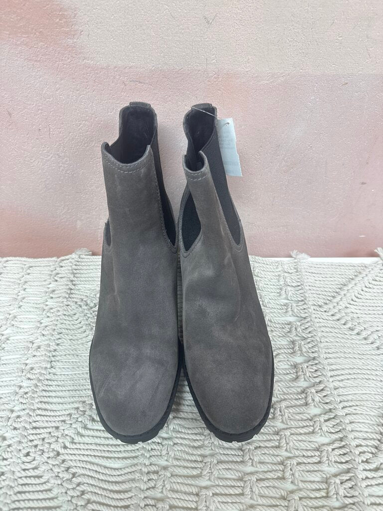 Vince Grey Suede Ankle Boot (water repellent)