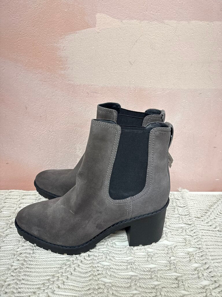 Vince Grey Suede Ankle Boot (water repellent)