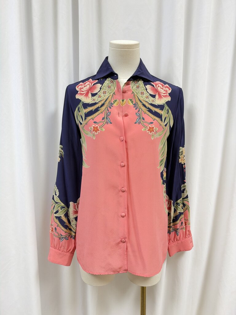 Etro Silk Floral Button Up (Originally $1070)