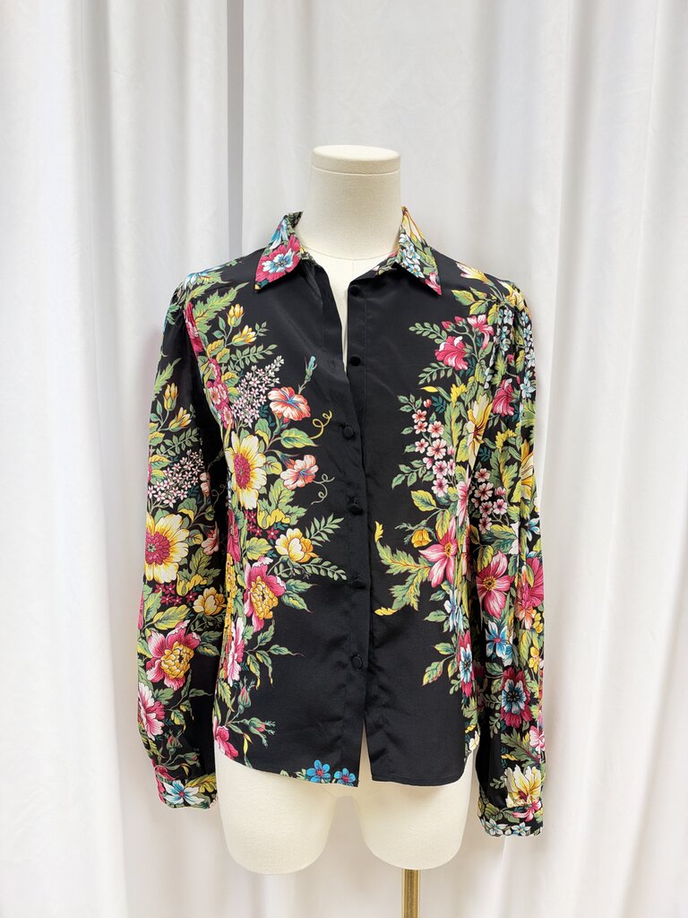 Etro Silk Floral Button Up (Originally $1390)