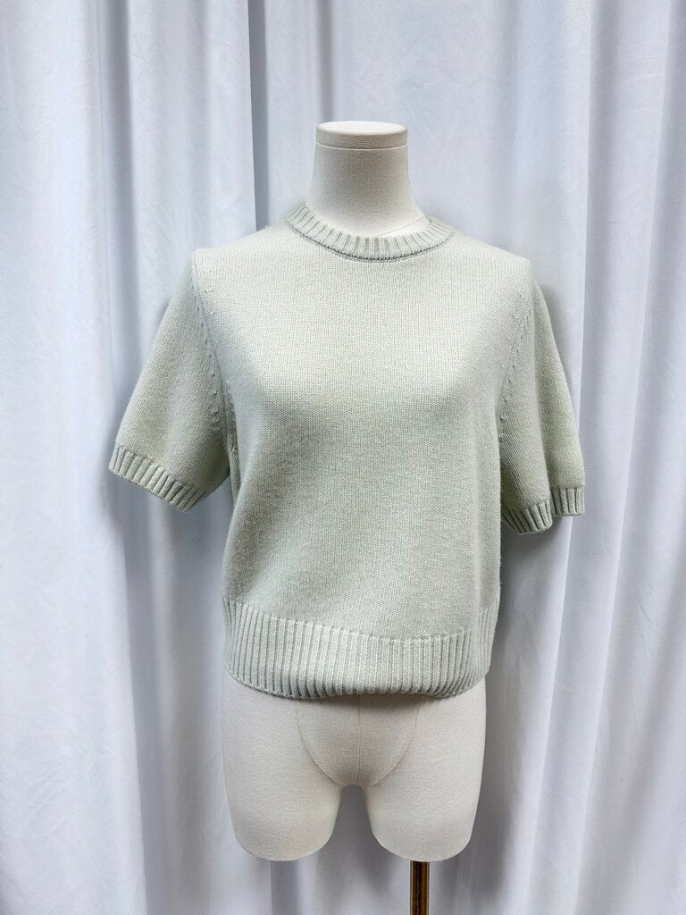 Toccin Wool/Cashmere Blend Cropped Sweater