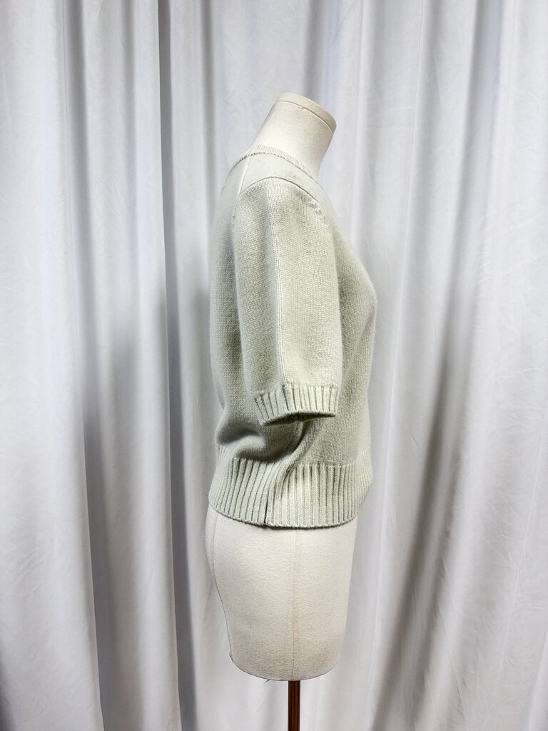 Toccin Wool/Cashmere Blend Cropped Sweater