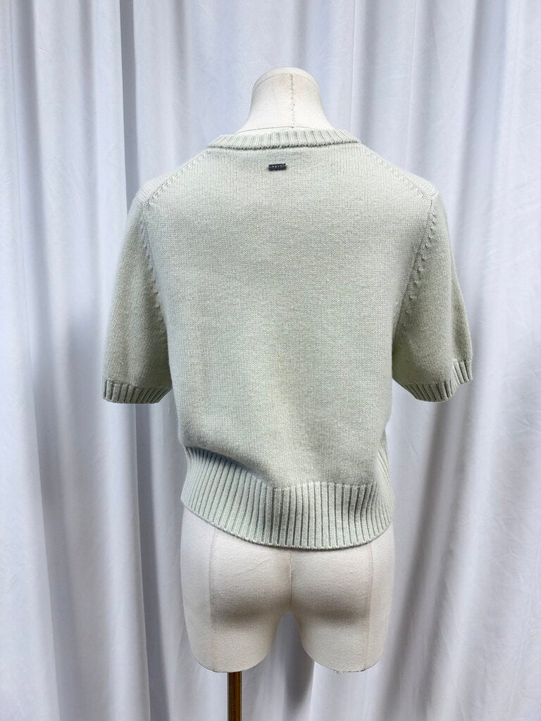 Toccin Wool/Cashmere Blend Cropped Sweater