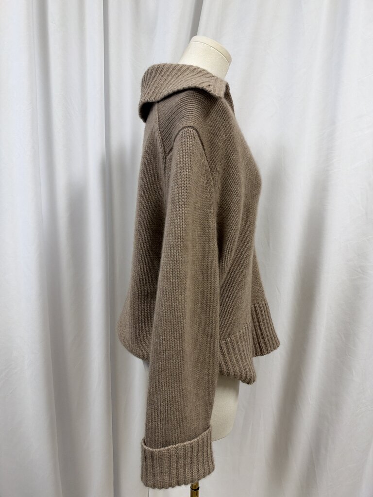 Jenni Kayne V-Neck Collared Cashmere Sweater