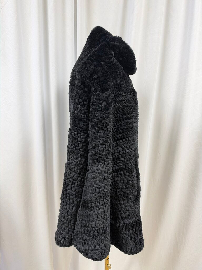 Sherry Cassin Dyed Rabbit Poncho