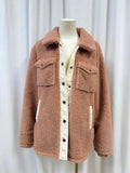 Faherty Fleece Button Up Jacket