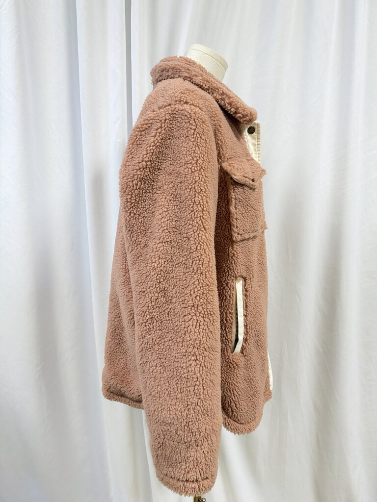 Faherty Fleece Button Up Jacket