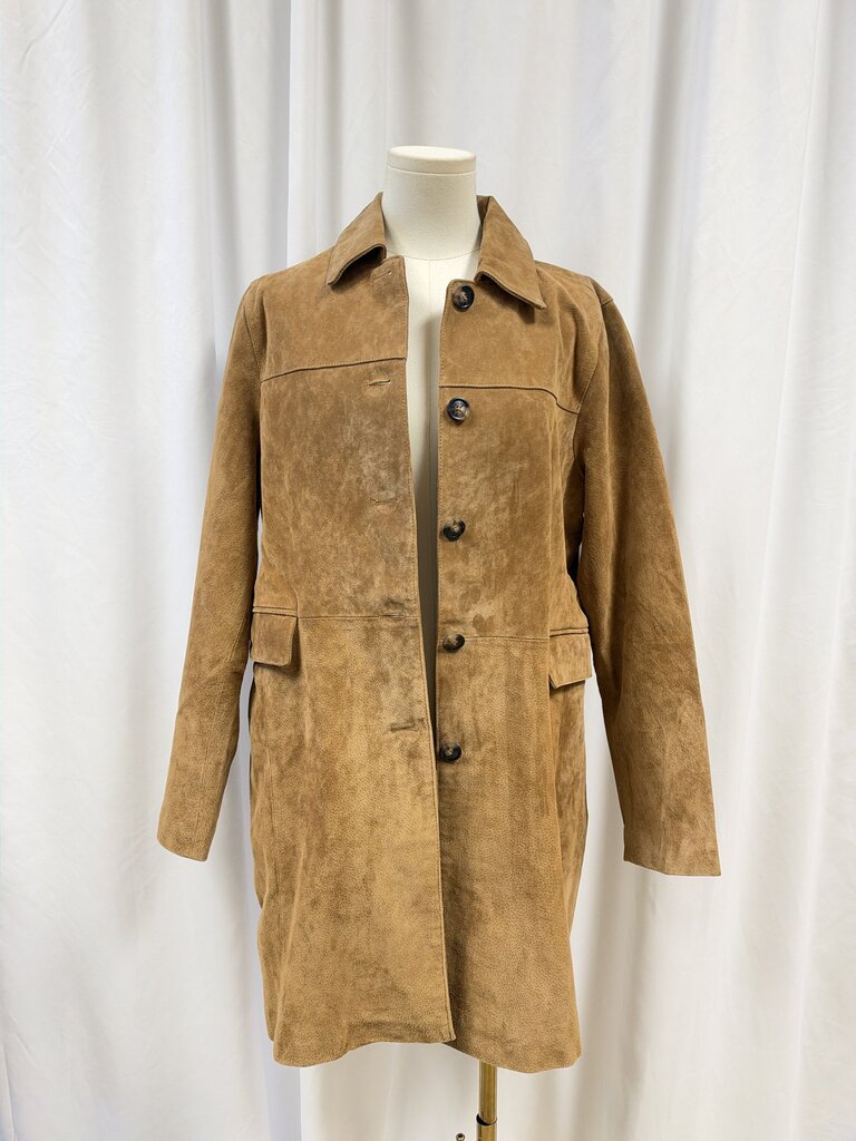 Blank NYC Leather Midi Length "Dirt Bike" Jacket NWT (Originally $228)