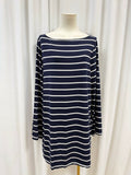Reformation Striped Long Sleeve Dress