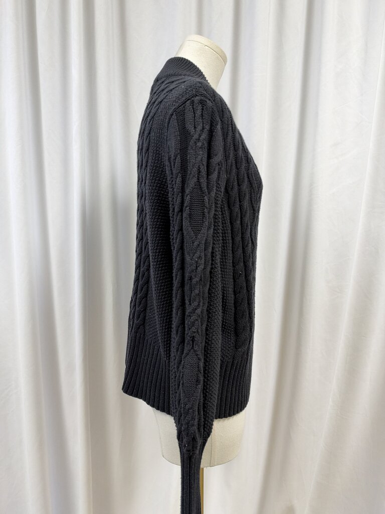 Tuckernuck Gold Button Cable Knit Cardigan