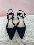 Miu Miu Suede Crystal Embellished Pump w/ Box & Dustbag (Very Good Condition)